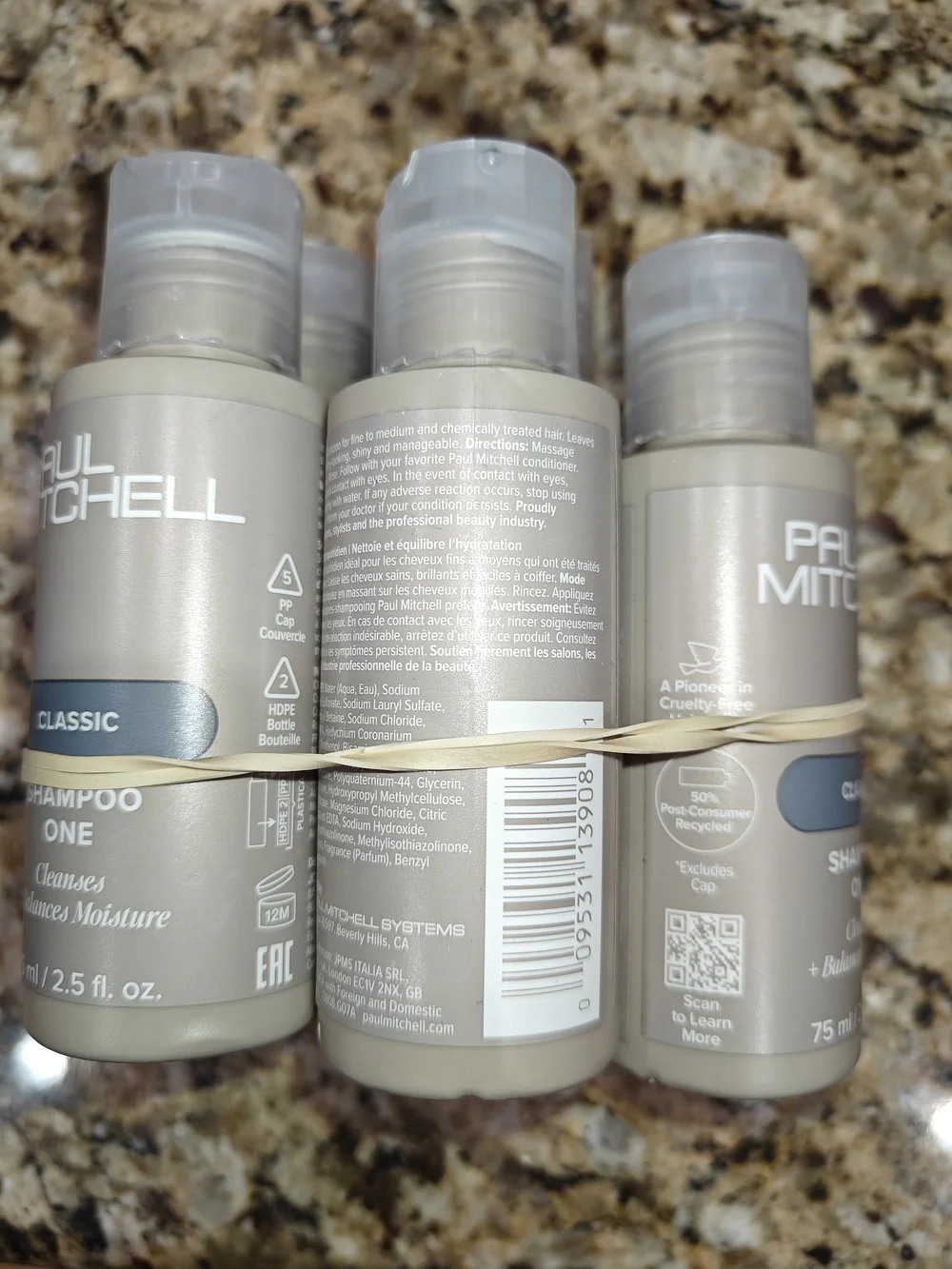 Paul Mitchell Classic Shampoo One - x5 Travel Bottles